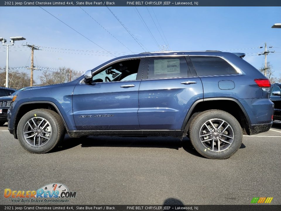 2021 Jeep Grand Cherokee Limited 4x4 Slate Blue Pearl / Black Photo #4