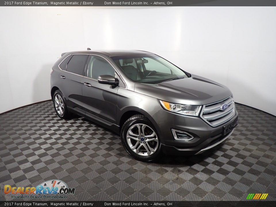 2017 Ford Edge Titanium Magnetic Metallic / Ebony Photo #1