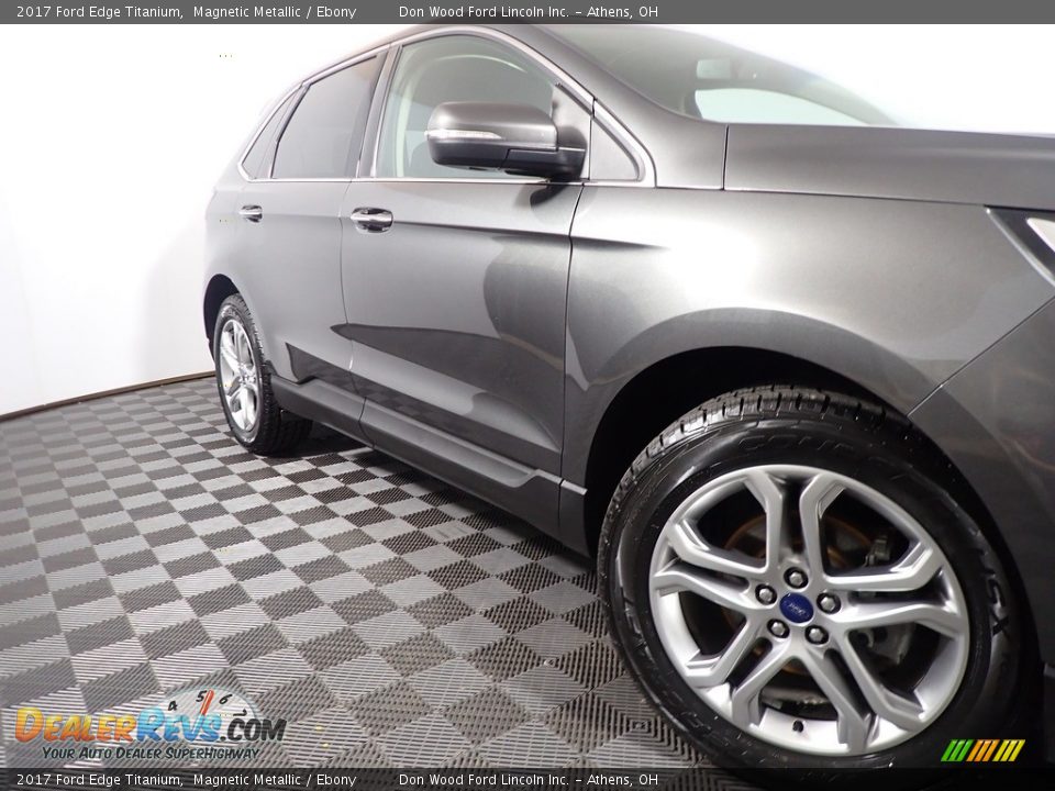 2017 Ford Edge Titanium Magnetic Metallic / Ebony Photo #2