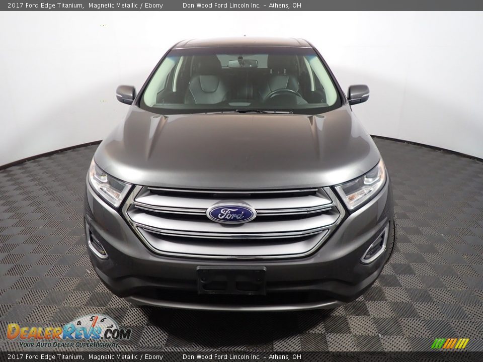 2017 Ford Edge Titanium Magnetic Metallic / Ebony Photo #3