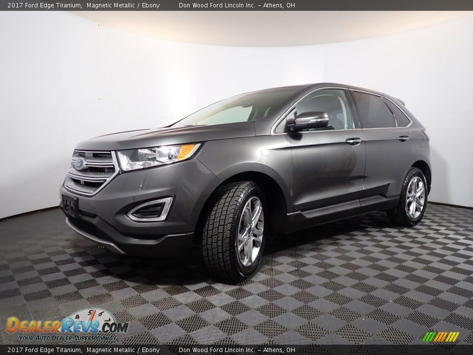 2017 Ford Edge Titanium Magnetic Metallic / Ebony Photo #6