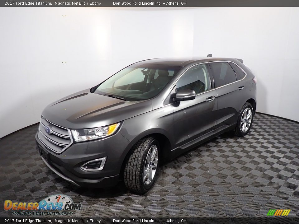 2017 Ford Edge Titanium Magnetic Metallic / Ebony Photo #7