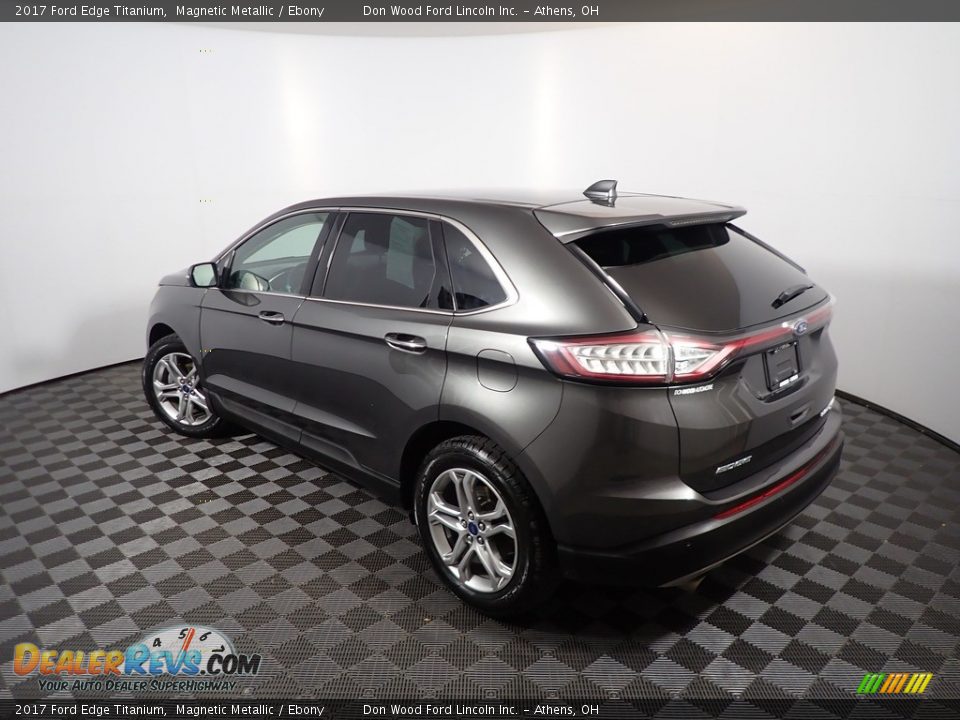 2017 Ford Edge Titanium Magnetic Metallic / Ebony Photo #10