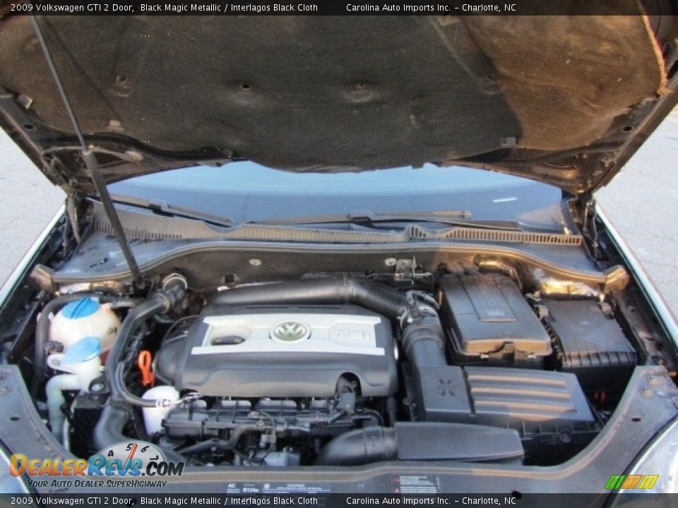 2009 Volkswagen GTI 2 Door Black Magic Metallic / Interlagos Black Cloth Photo #23