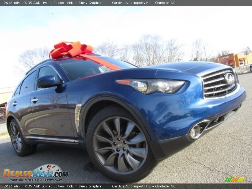 2012 Infiniti FX 35 AWD Limited Edition Iridium Blue / Graphite Photo #1