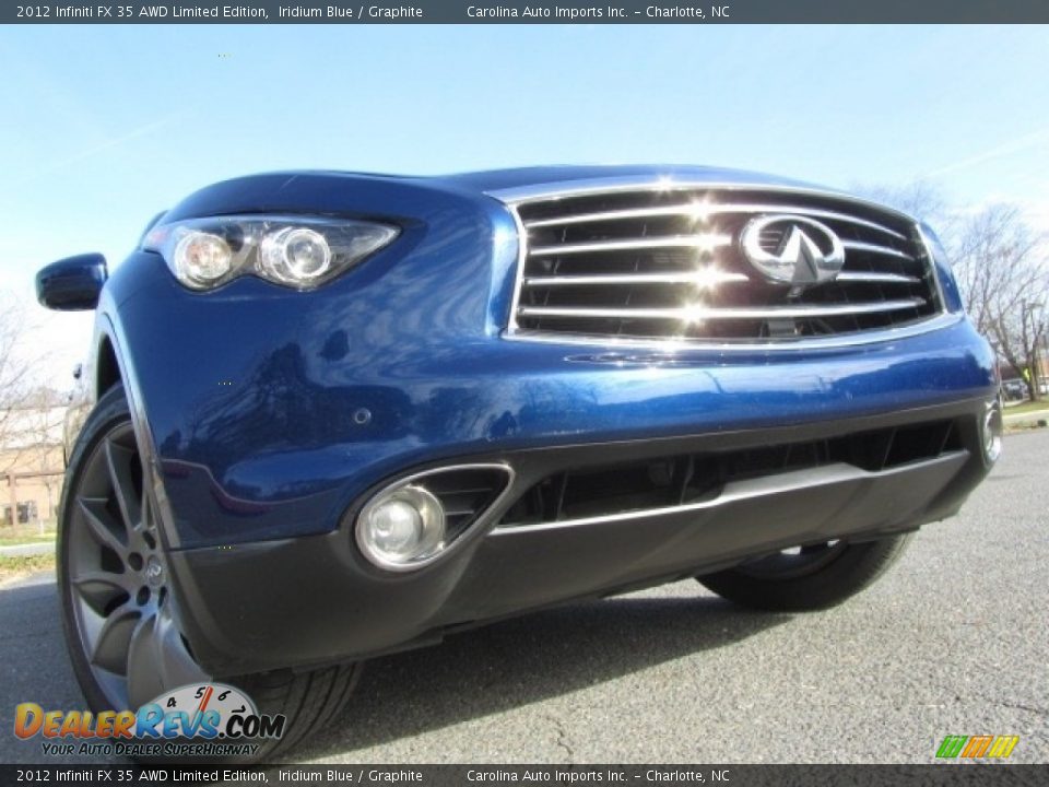 2012 Infiniti FX 35 AWD Limited Edition Iridium Blue / Graphite Photo #2