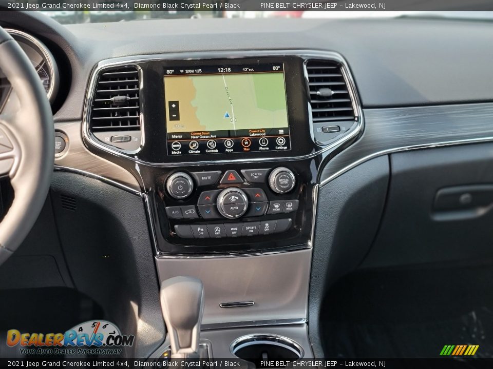 2021 Jeep Grand Cherokee Limited 4x4 Diamond Black Crystal Pearl / Black Photo #10