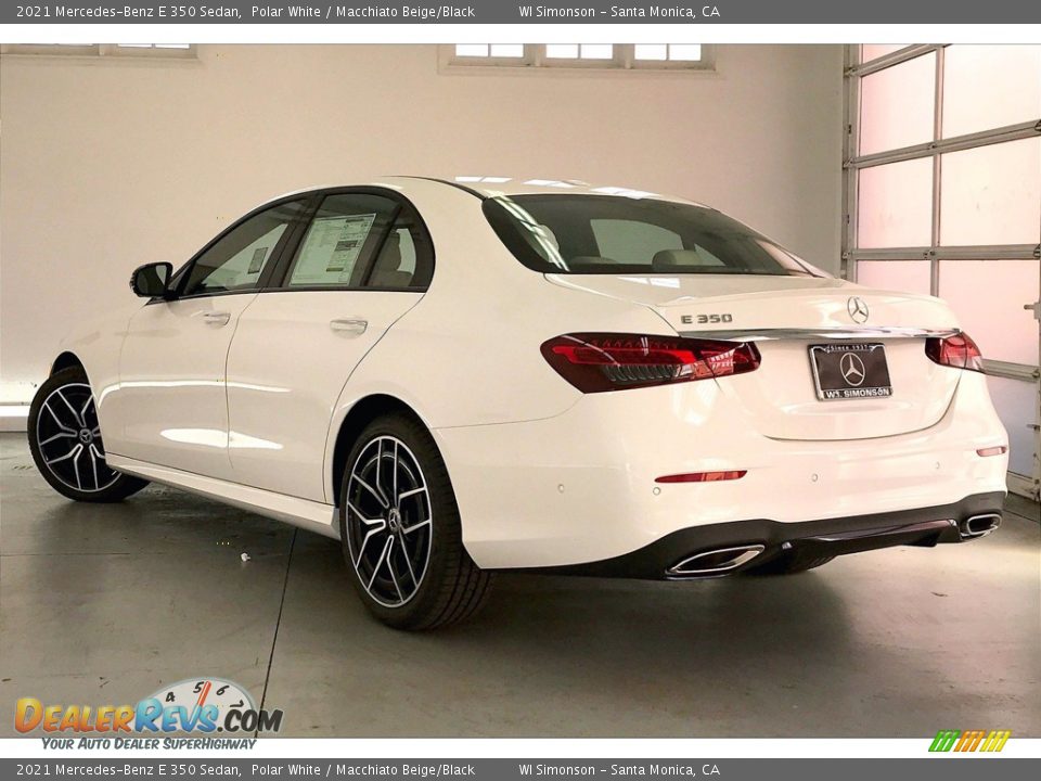 2021 Mercedes-Benz E 350 Sedan Polar White / Macchiato Beige/Black Photo #2