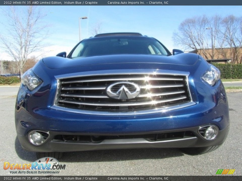 2012 Infiniti FX 35 AWD Limited Edition Iridium Blue / Graphite Photo #4