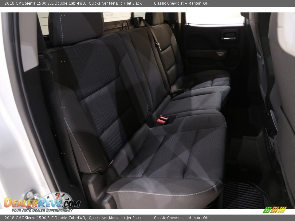 2018 GMC Sierra 1500 SLE Double Cab 4WD Quicksilver Metallic / Jet Black Photo #16