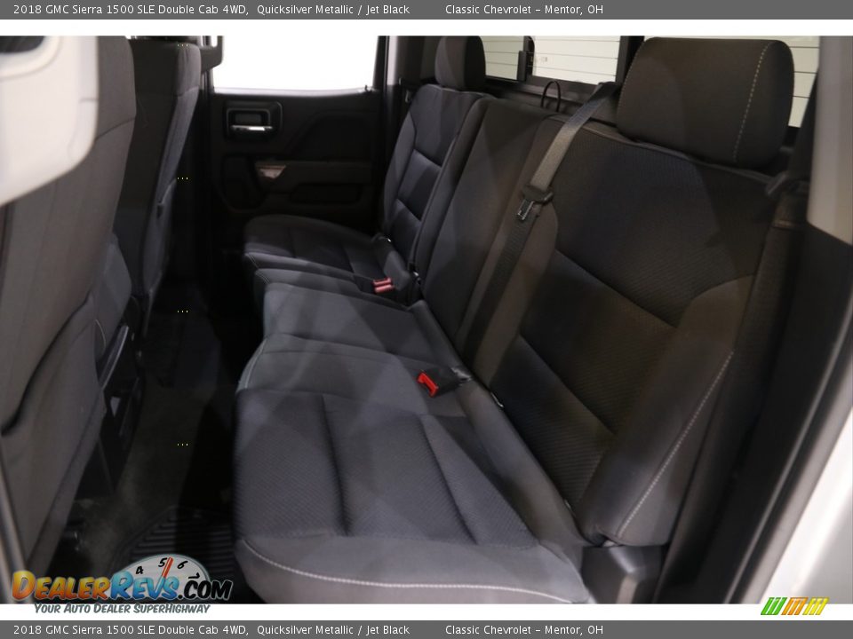 2018 GMC Sierra 1500 SLE Double Cab 4WD Quicksilver Metallic / Jet Black Photo #17