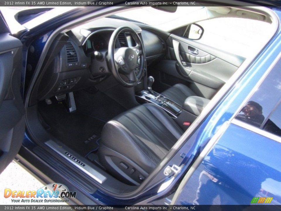2012 Infiniti FX 35 AWD Limited Edition Iridium Blue / Graphite Photo #17