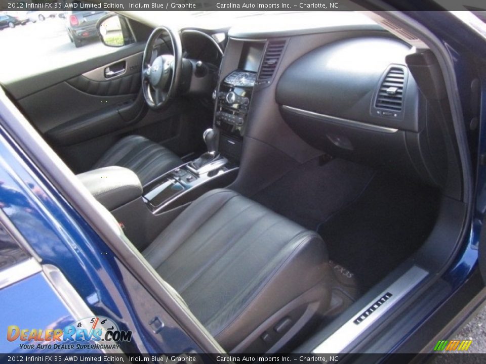 2012 Infiniti FX 35 AWD Limited Edition Iridium Blue / Graphite Photo #22