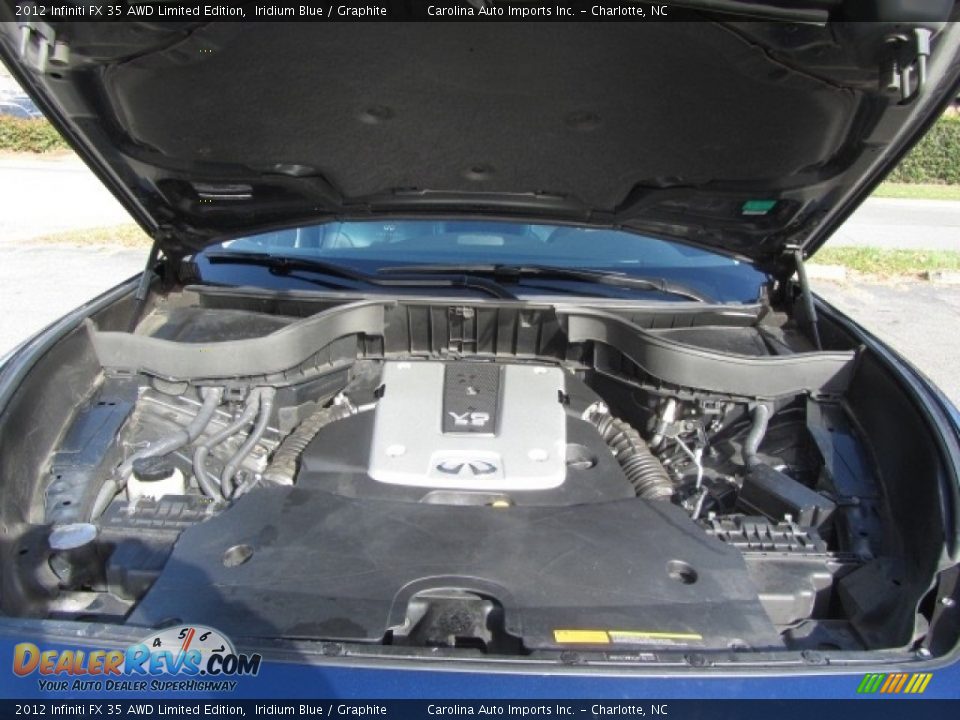 2012 Infiniti FX 35 AWD Limited Edition Iridium Blue / Graphite Photo #25