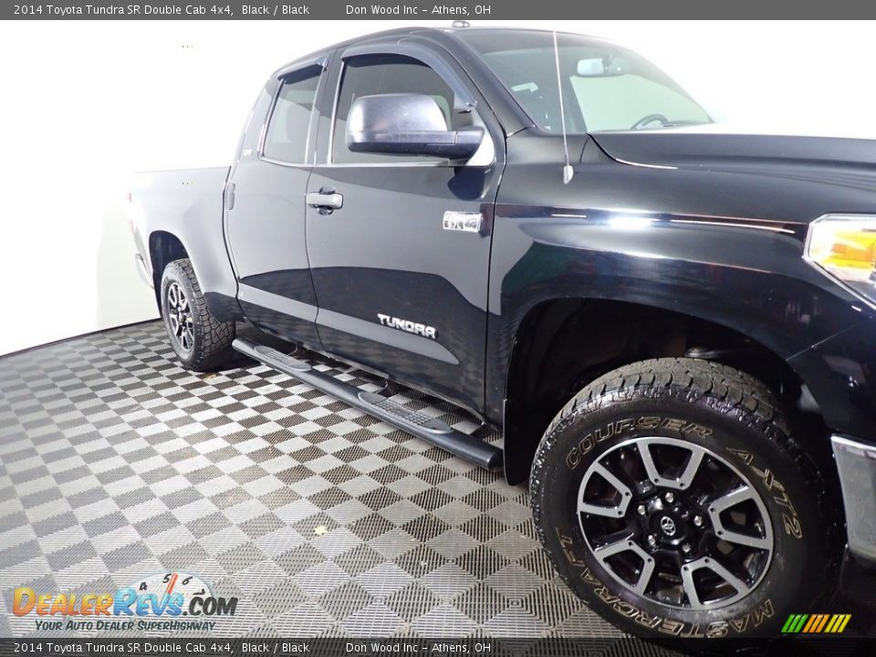 2014 Toyota Tundra SR Double Cab 4x4 Black / Black Photo #3