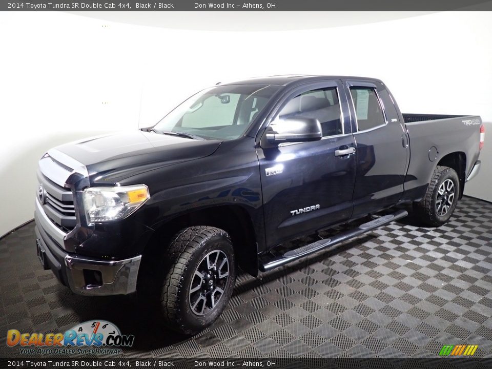 2014 Toyota Tundra SR Double Cab 4x4 Black / Black Photo #8