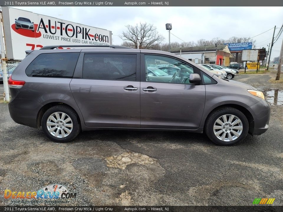 2011 Toyota Sienna XLE AWD Predawn Gray Mica / Light Gray Photo #3