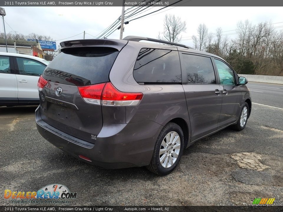 2011 Toyota Sienna XLE AWD Predawn Gray Mica / Light Gray Photo #4