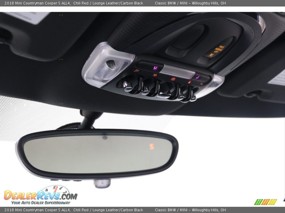 2018 Mini Countryman Cooper S ALL4 Chili Red / Lounge Leather/Carbon Black Photo #8