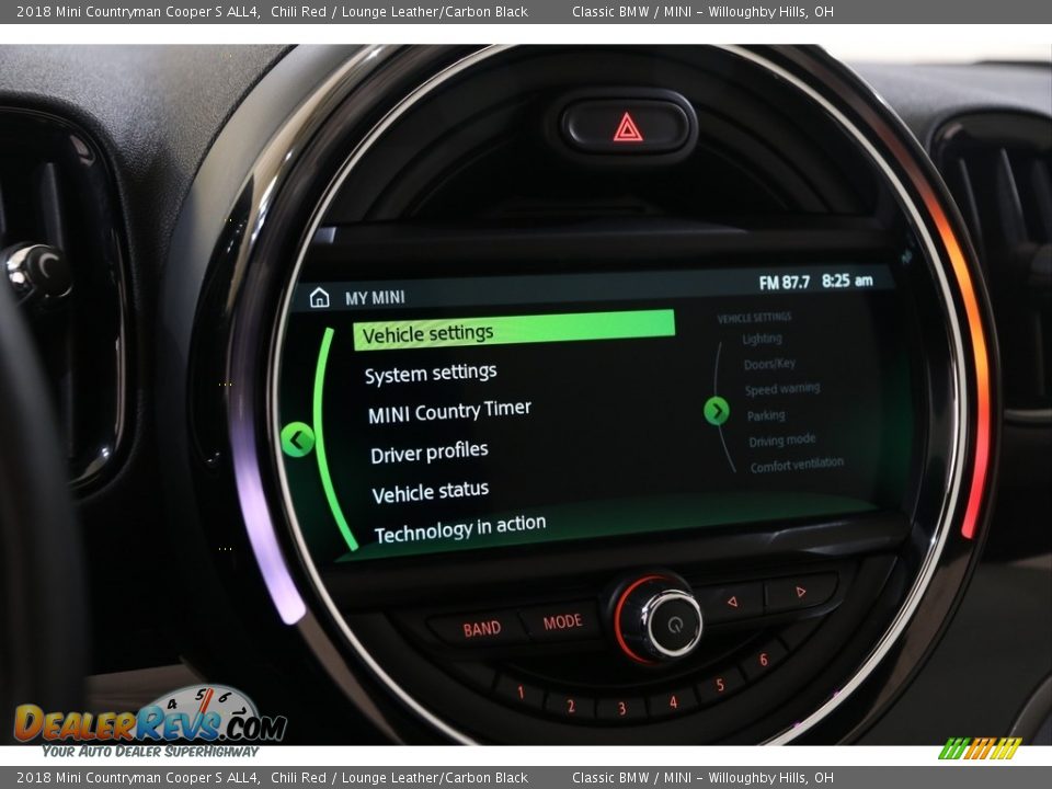 2018 Mini Countryman Cooper S ALL4 Chili Red / Lounge Leather/Carbon Black Photo #12