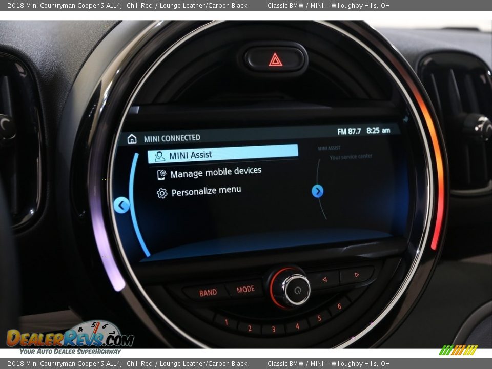 2018 Mini Countryman Cooper S ALL4 Chili Red / Lounge Leather/Carbon Black Photo #14