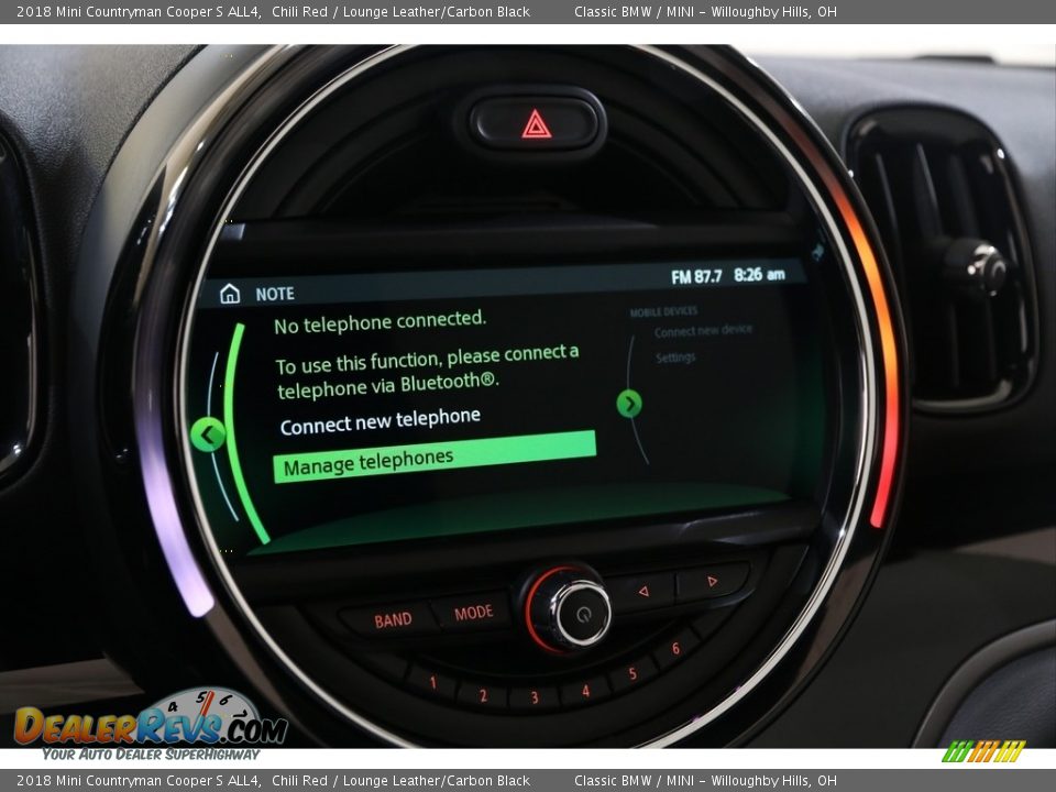 2018 Mini Countryman Cooper S ALL4 Chili Red / Lounge Leather/Carbon Black Photo #17