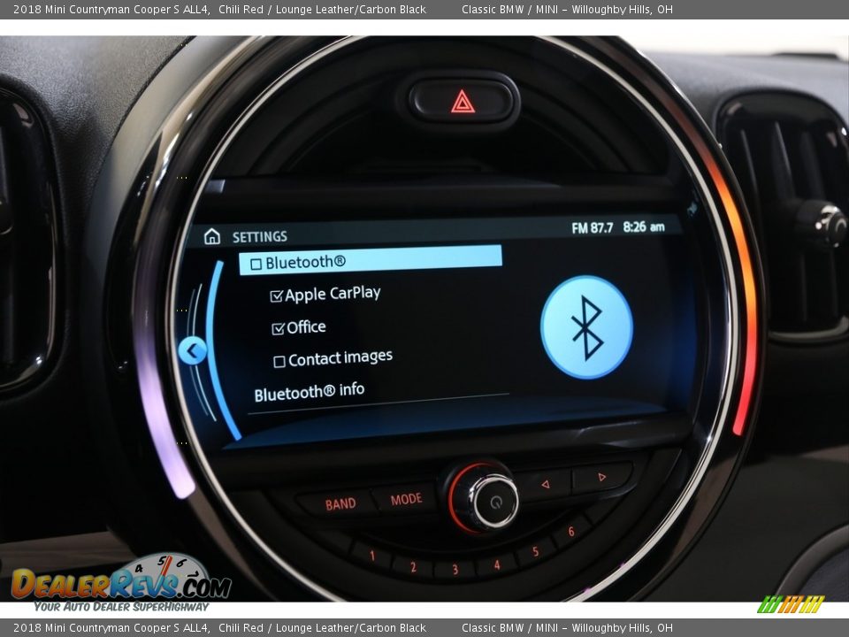 2018 Mini Countryman Cooper S ALL4 Chili Red / Lounge Leather/Carbon Black Photo #18