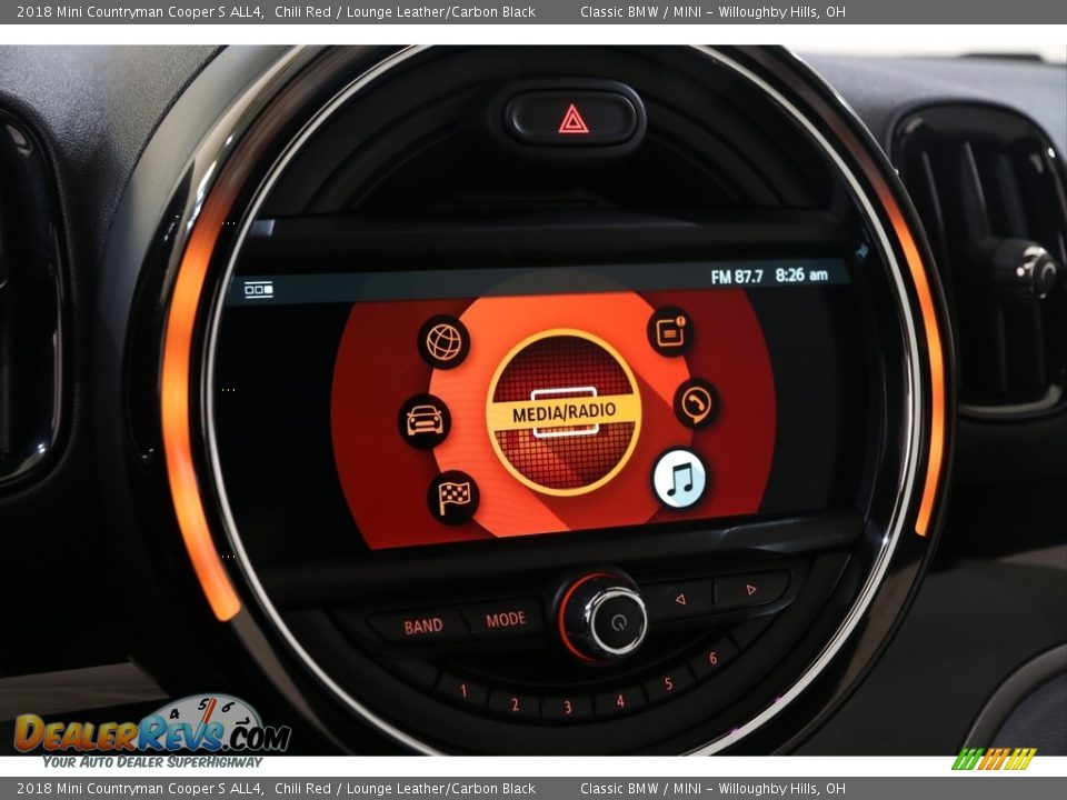 2018 Mini Countryman Cooper S ALL4 Chili Red / Lounge Leather/Carbon Black Photo #19