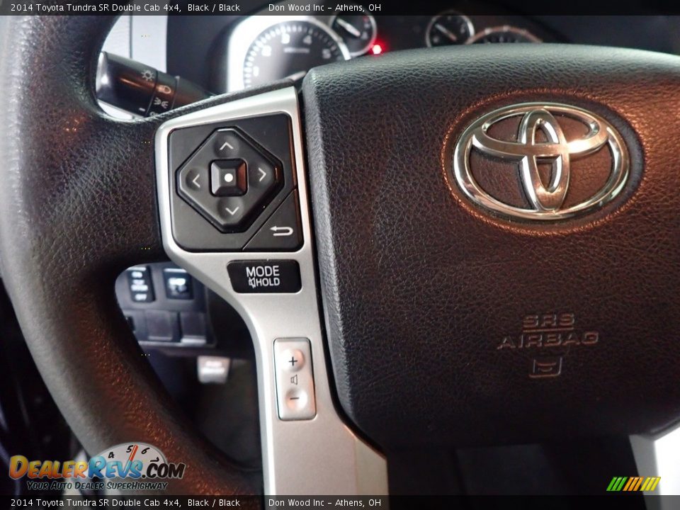 2014 Toyota Tundra SR Double Cab 4x4 Black / Black Photo #24