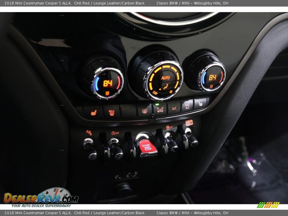 2018 Mini Countryman Cooper S ALL4 Chili Red / Lounge Leather/Carbon Black Photo #21