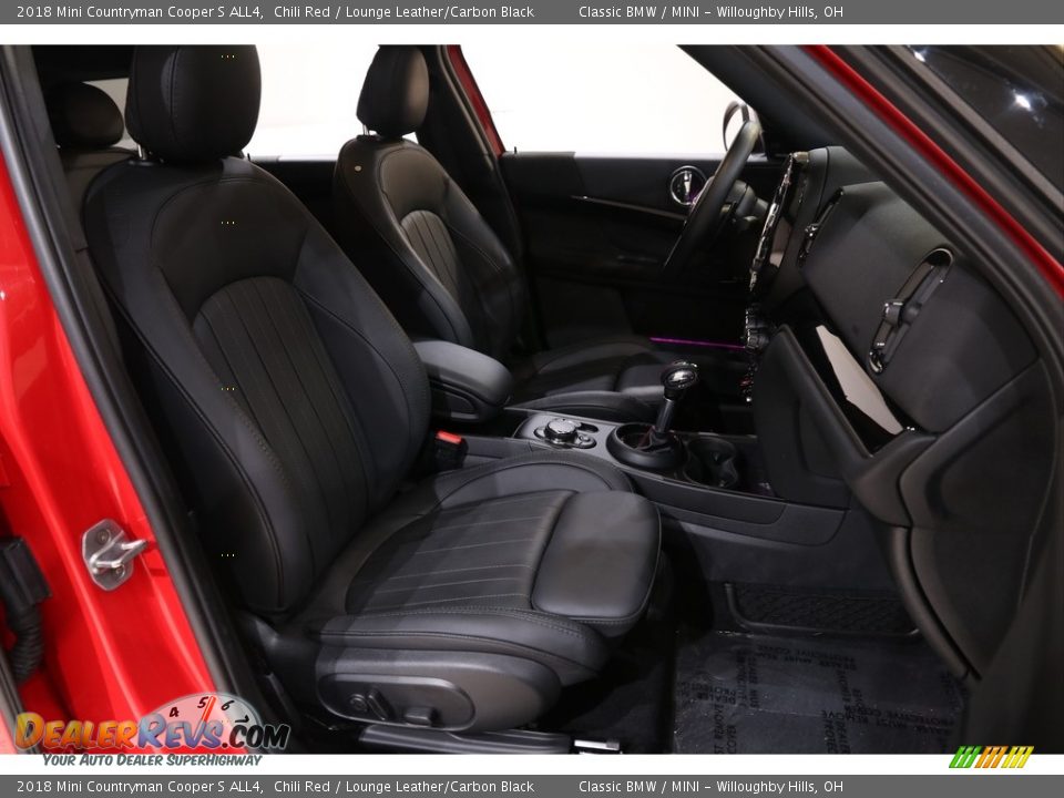 2018 Mini Countryman Cooper S ALL4 Chili Red / Lounge Leather/Carbon Black Photo #22
