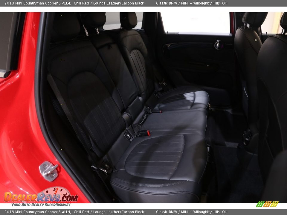 2018 Mini Countryman Cooper S ALL4 Chili Red / Lounge Leather/Carbon Black Photo #23