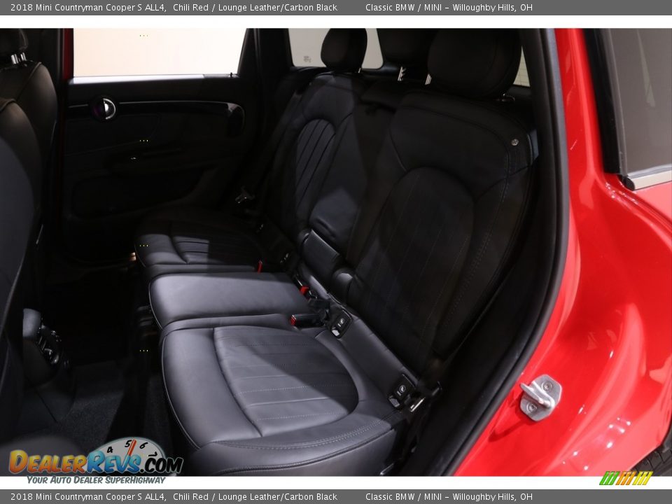 2018 Mini Countryman Cooper S ALL4 Chili Red / Lounge Leather/Carbon Black Photo #24