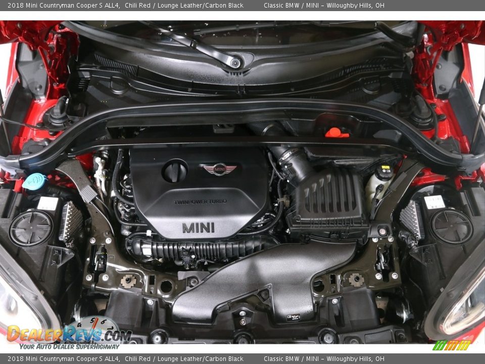 2018 Mini Countryman Cooper S ALL4 Chili Red / Lounge Leather/Carbon Black Photo #27