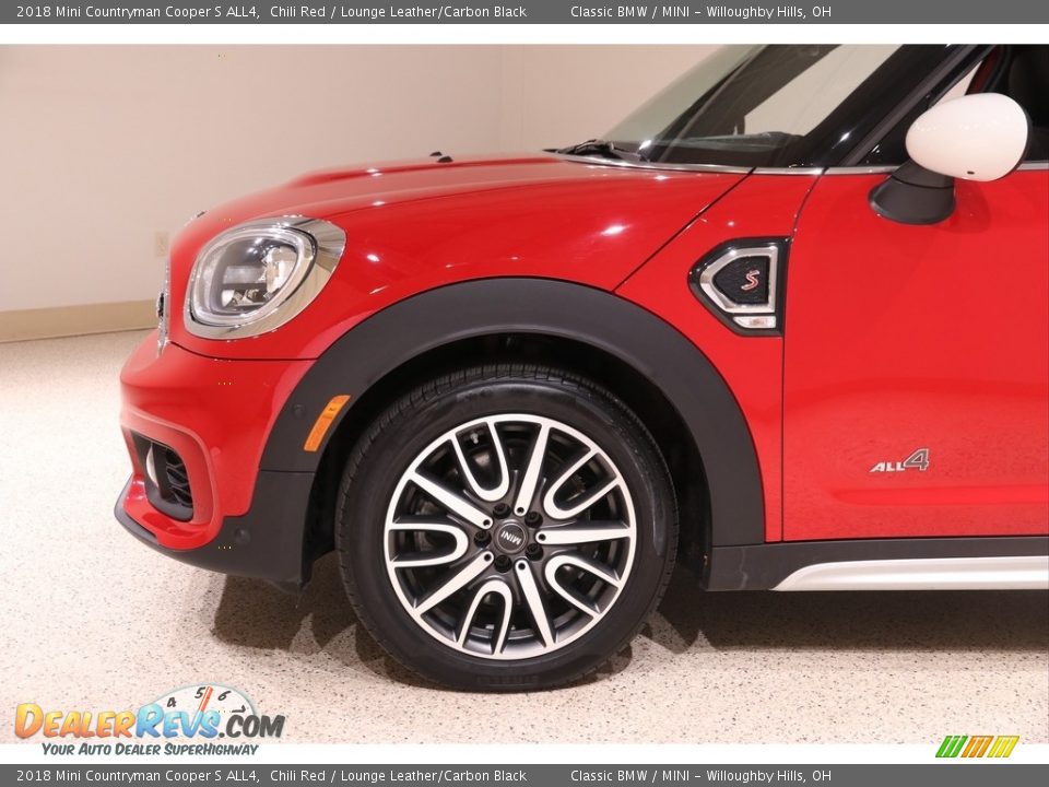 2018 Mini Countryman Cooper S ALL4 Chili Red / Lounge Leather/Carbon Black Photo #28