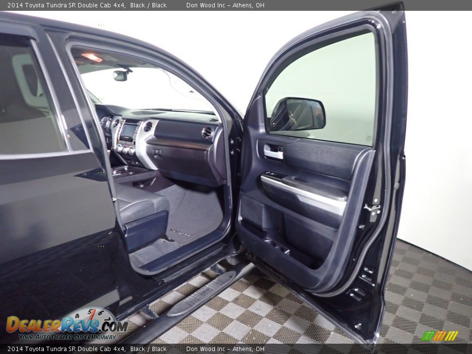 2014 Toyota Tundra SR Double Cab 4x4 Black / Black Photo #36