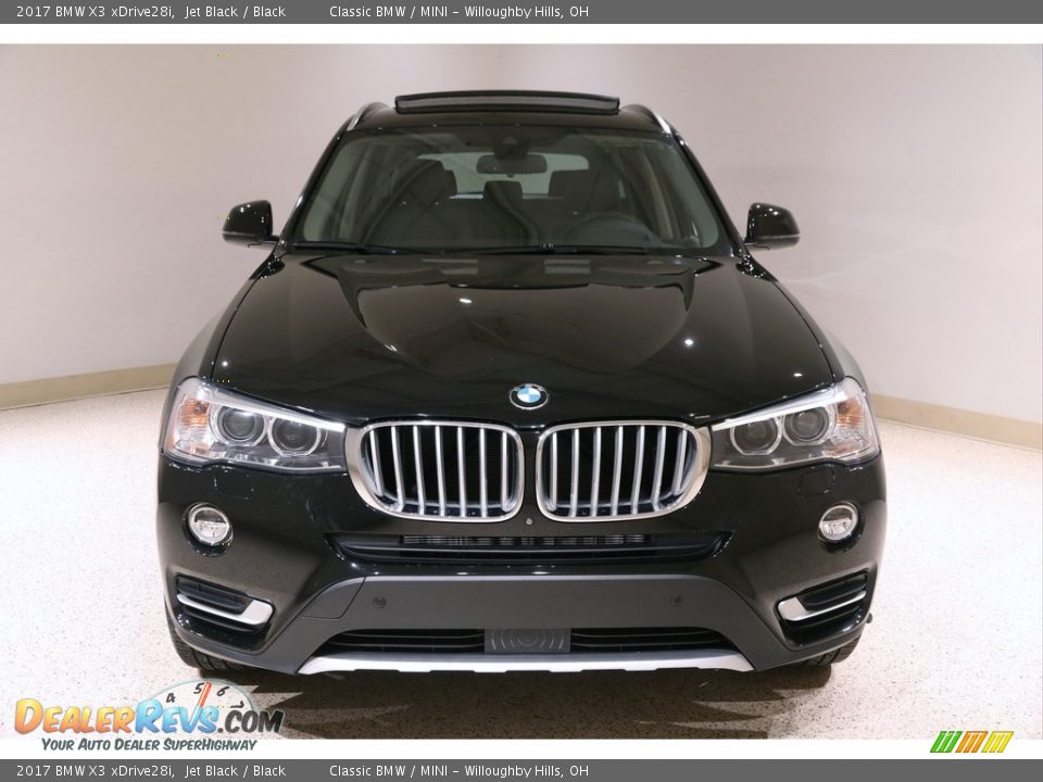 2017 BMW X3 xDrive28i Jet Black / Black Photo #2