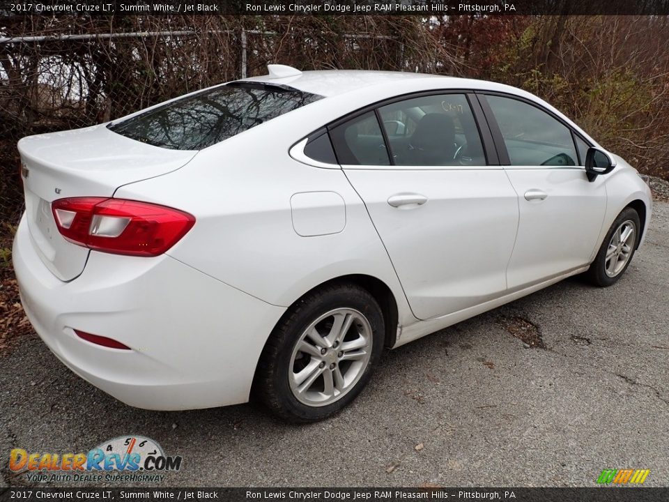 2017 Chevrolet Cruze LT Summit White / Jet Black Photo #4