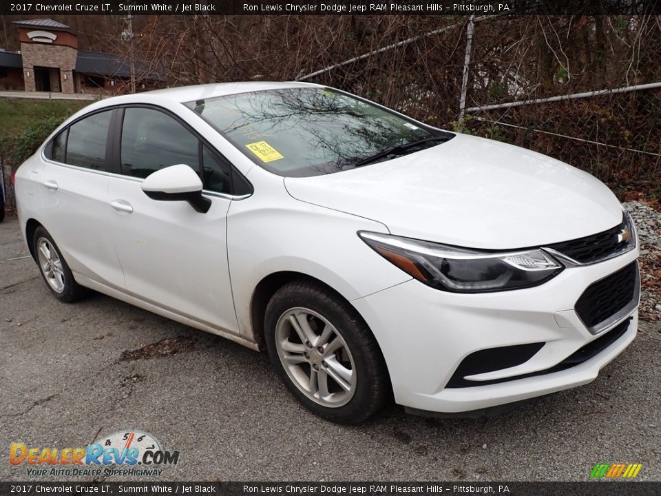 2017 Chevrolet Cruze LT Summit White / Jet Black Photo #5