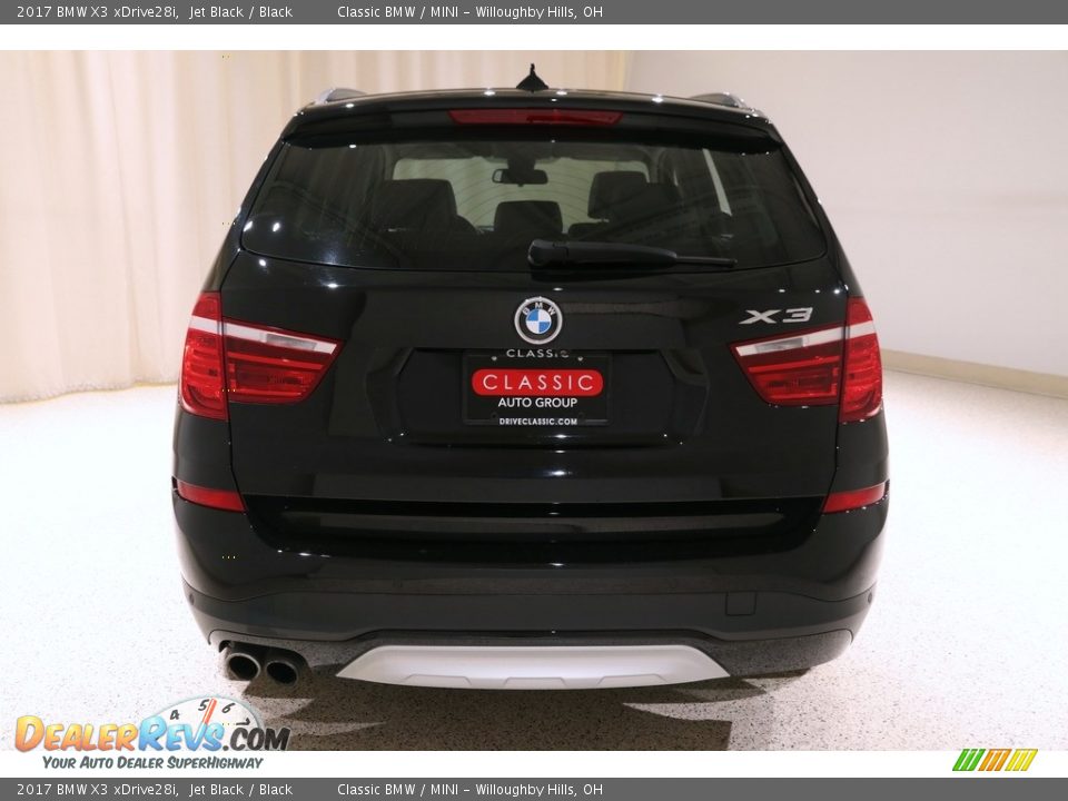 2017 BMW X3 xDrive28i Jet Black / Black Photo #20