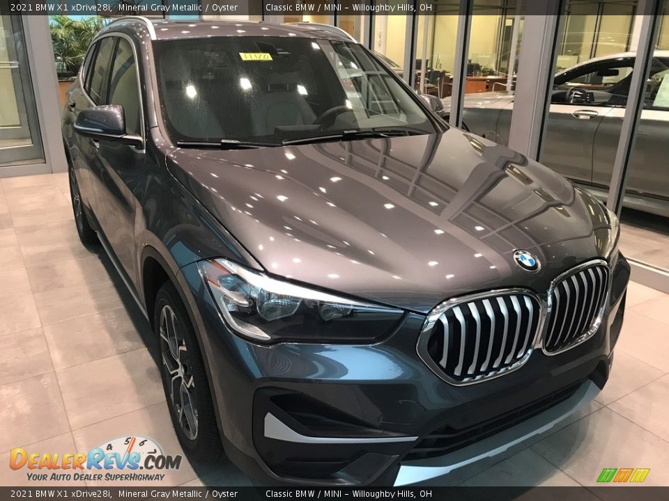 2021 BMW X1 xDrive28i Mineral Gray Metallic / Oyster Photo #1