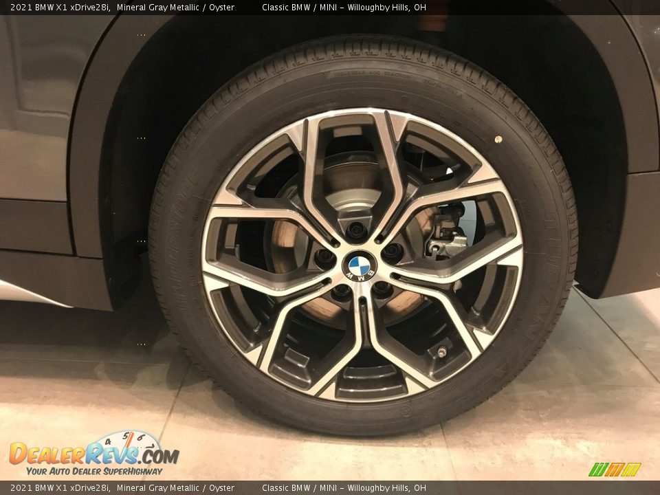 2021 BMW X1 xDrive28i Mineral Gray Metallic / Oyster Photo #5