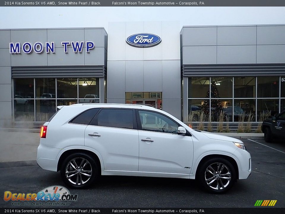 2014 Kia Sorento SX V6 AWD Snow White Pearl / Black Photo #1