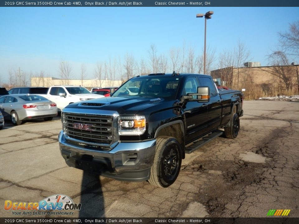 2019 GMC Sierra 3500HD Crew Cab 4WD Onyx Black / Dark Ash/Jet Black Photo #1