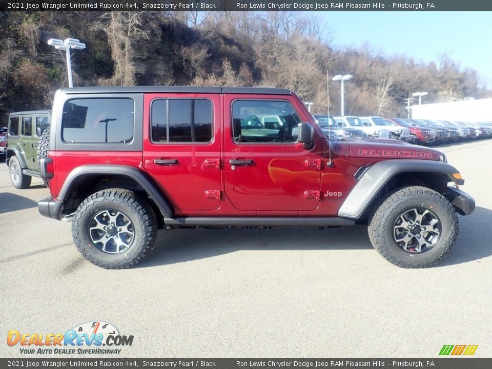 Snazzberry Pearl 2021 Jeep Wrangler Unlimited Rubicon 4x4 Photo #4