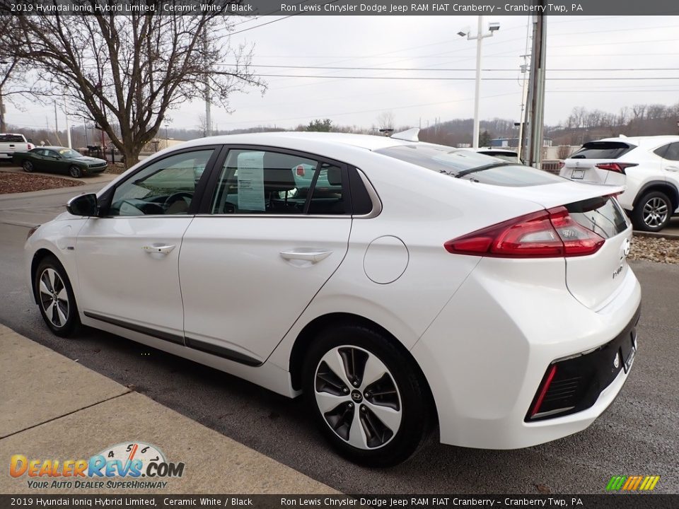 2019 Hyundai Ioniq Hybrid Limited Ceramic White / Black Photo #5