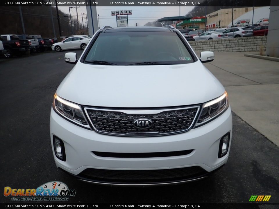 2014 Kia Sorento SX V6 AWD Snow White Pearl / Black Photo #7