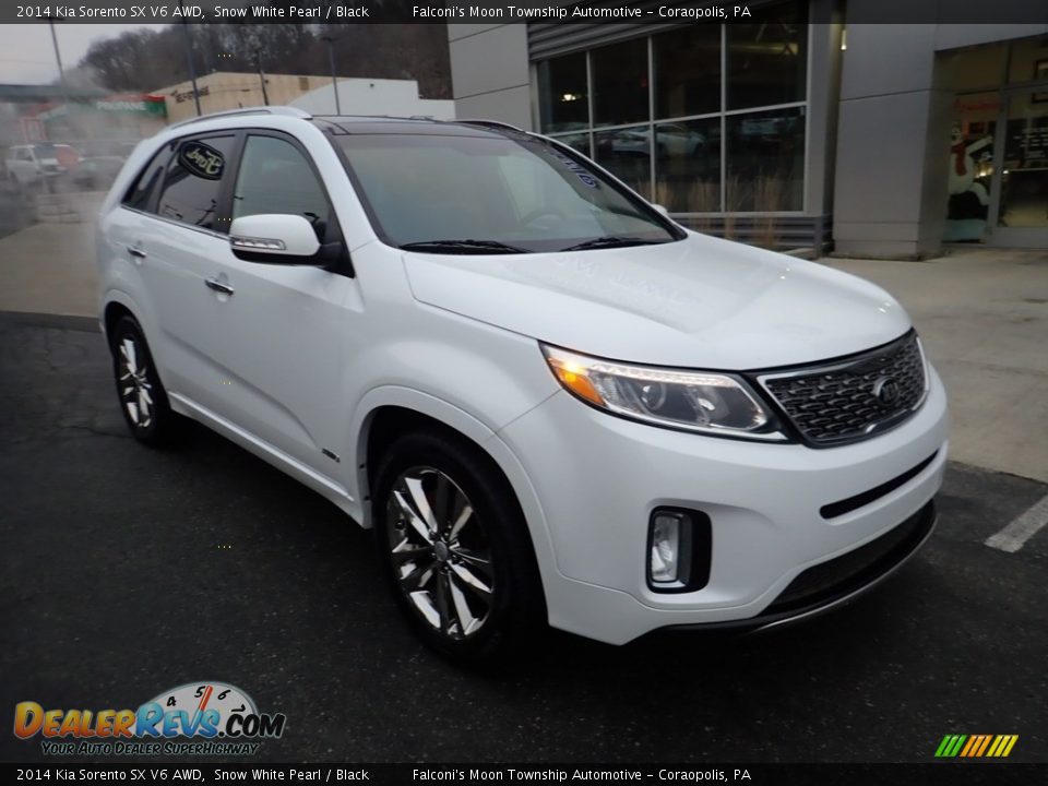 2014 Kia Sorento SX V6 AWD Snow White Pearl / Black Photo #8