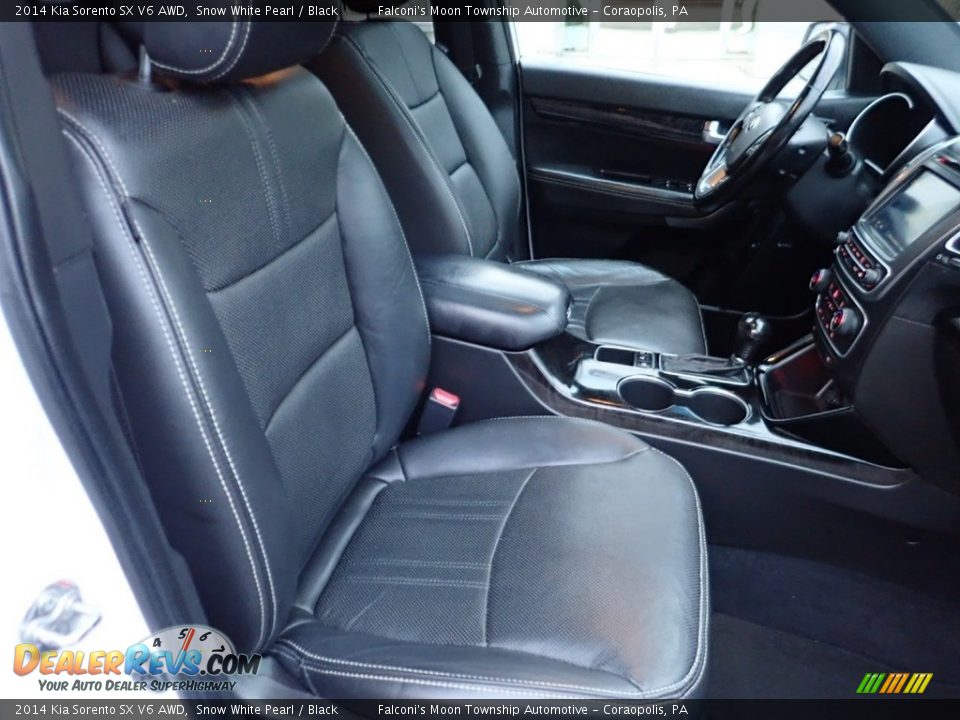 2014 Kia Sorento SX V6 AWD Snow White Pearl / Black Photo #10