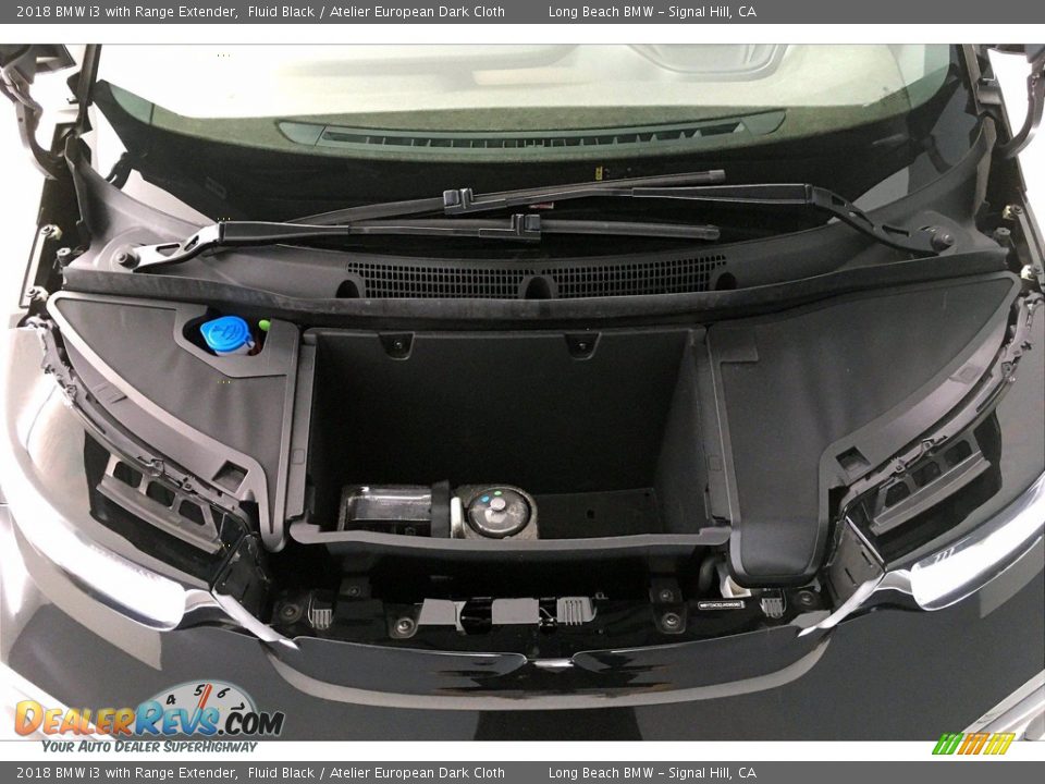 2018 BMW i3 with Range Extender Fluid Black / Atelier European Dark Cloth Photo #9